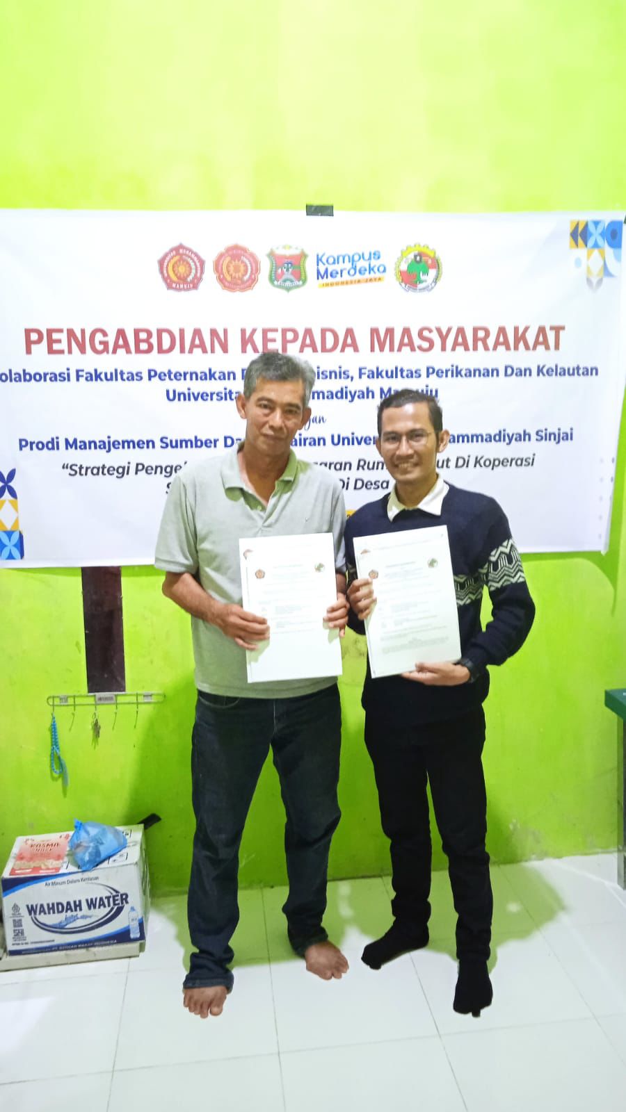 Kerja Sama Prodi Manajemen Sumber Daya Perairan Dengan CV Sejahtera Bahari Desa Tadui Mamuju Sulawesi Barat